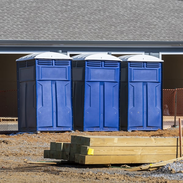 how do you dispose of waste after the portable restrooms have been emptied in Elliott IA